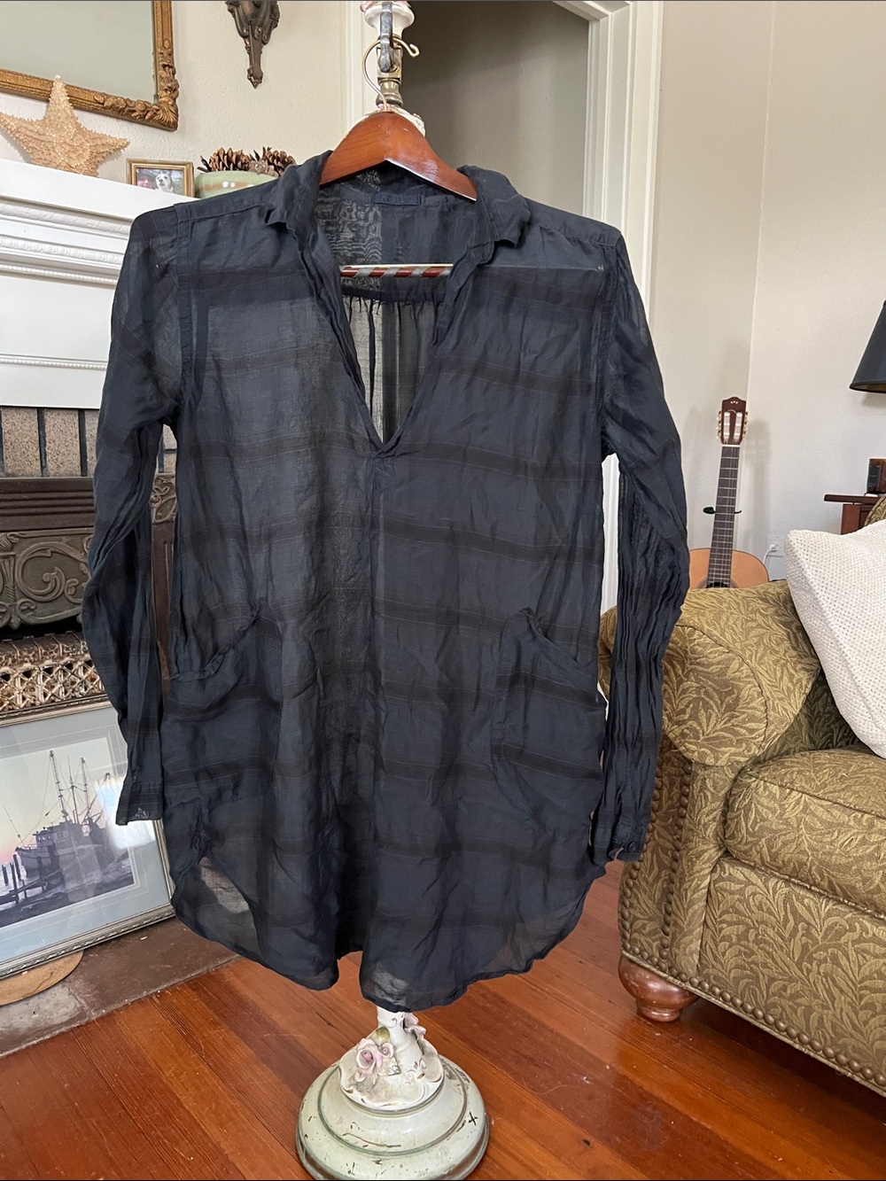 CP Shades cotton/silk tunic - light as air
